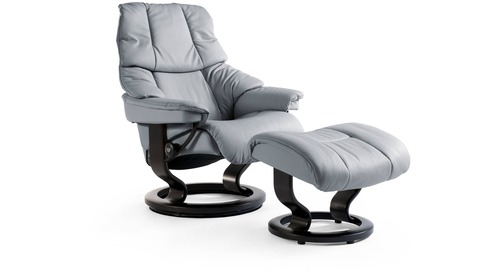 Stressless® Reno Leather Recliner - Classic Base Stressless® Reno Leather Recliner - Classic Base